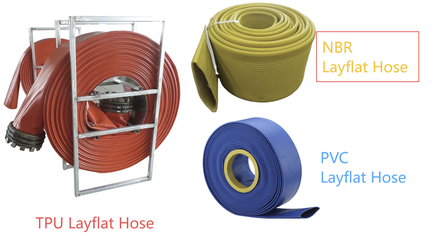 TPU vs. NBR vs. PVC Layflat Hoses